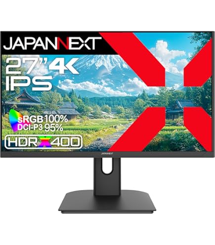 Amazon.co.jp: JAPANNEXT 27インチ モニター 4K UHD 3840x2160